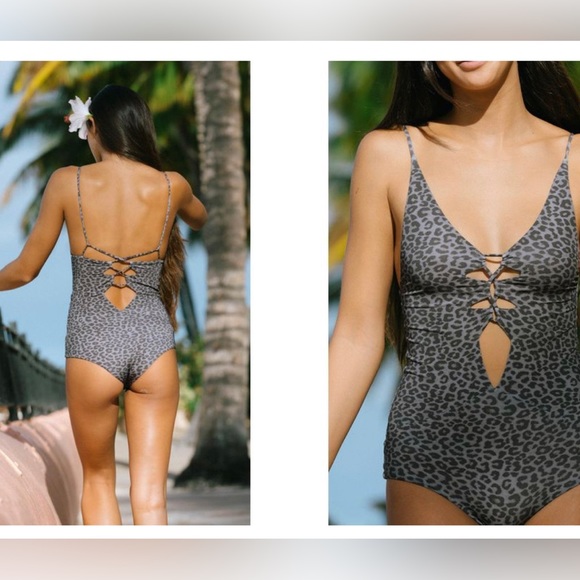 ACACIA BLUE LEOPARD ONE PIECE - Picture 5 of 5